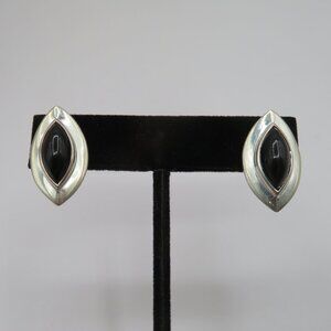 925 Sterling Silver Black Onyx Earrings